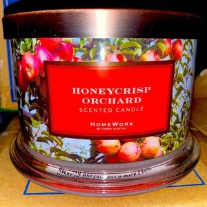 HOMEWORX BY HARRY SLATKIN “HONEYCRISP ORCHARD” CANDLE NEW